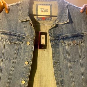 This is a Tommy Hilfiger denim Jean jacket size L great for those fall days